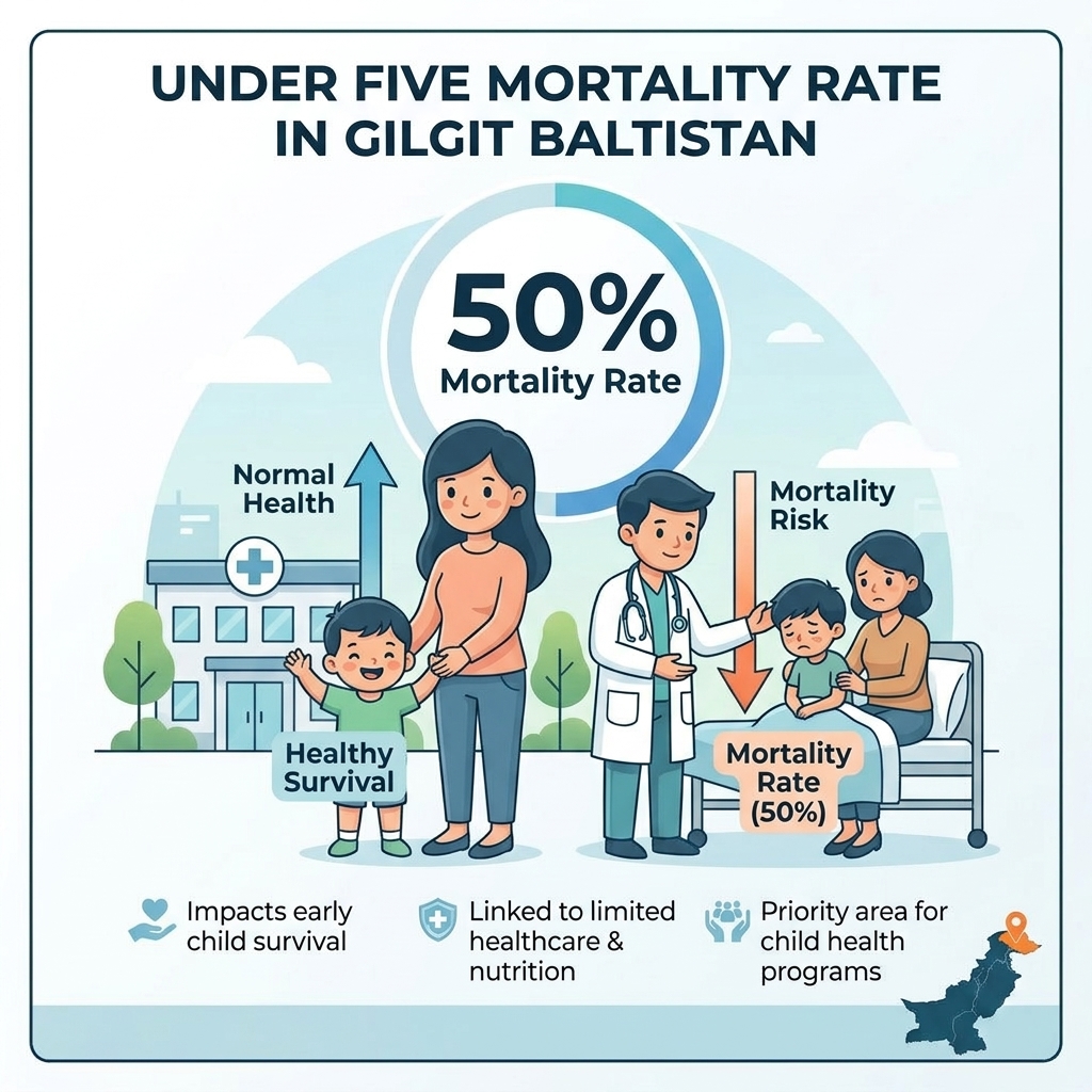 Child mortality rate — 50 per 1,000